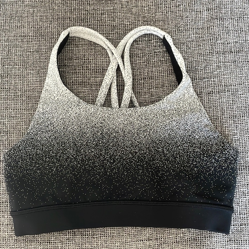 Lululemon Energy Bra Ombre Speckle size 4